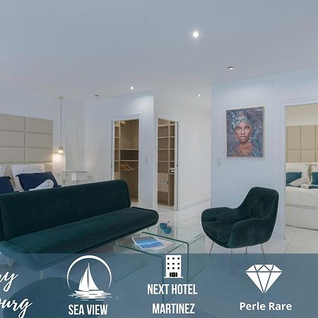 Luxury Maubourg - Vue Mer - Croisette 50M Plage - Clim - Terrasse Канны Экстерьер фото