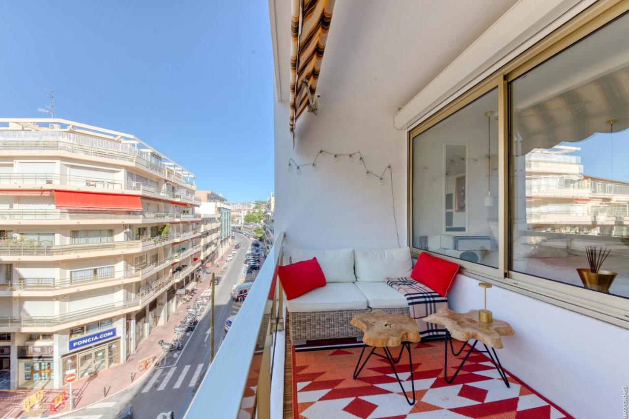 Luxury Maubourg - Vue Mer - Croisette 50M Plage - Clim - Terrasse Канны Экстерьер фото