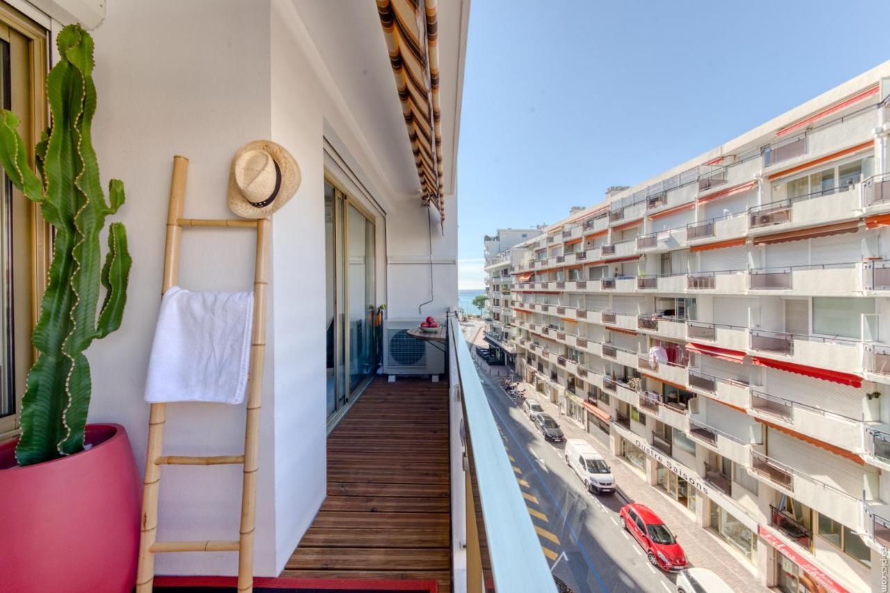 Luxury Maubourg - Vue Mer - Croisette 50M Plage - Clim - Terrasse Канны Экстерьер фото